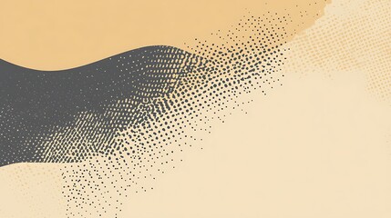 Aufkleber - Abstract wavy design, gradient background, graphic element