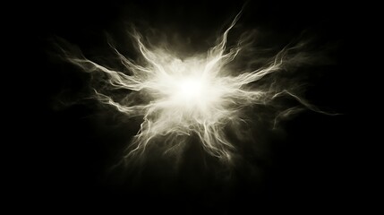 Wall Mural - radiant energy burst expanding outward from a central point in an energetic explosion effect