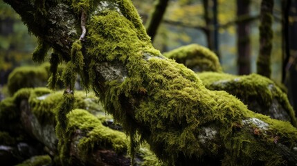 Poster - nature mossy tree