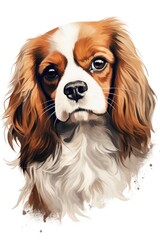 Wall Mural - Spaniel mammal animal dog.