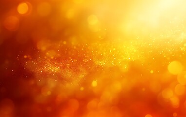 Fototapete - Abstract orange bokeh background, suitable for website backdrop or presentation slide