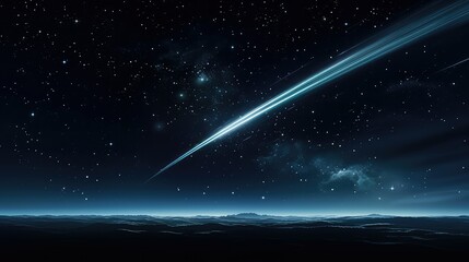Wall Mural - sky black star background