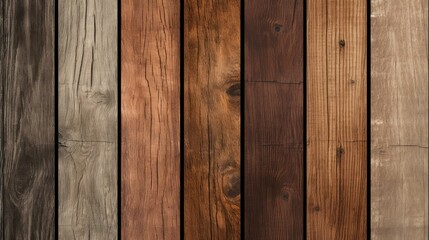 Wall Mural - rustic wood grain pattern seamless