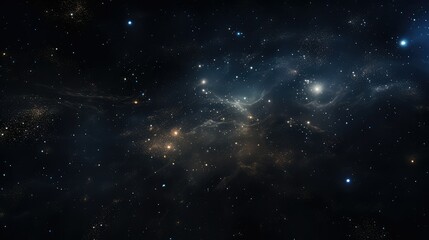 Wall Mural - stars active black