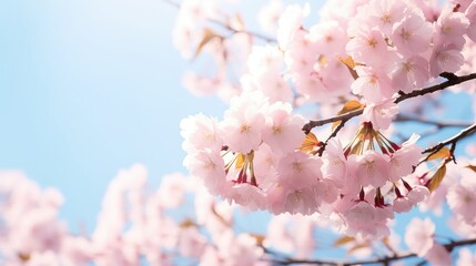 Wall Mural - blossom spring nature background