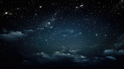 Wall Mural - universe black sky stars
