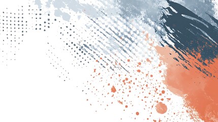 Poster - Abstract paint strokes background design (1)
