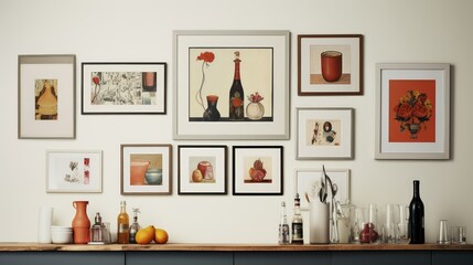 Canvas Print - artwork blank wall kitchen