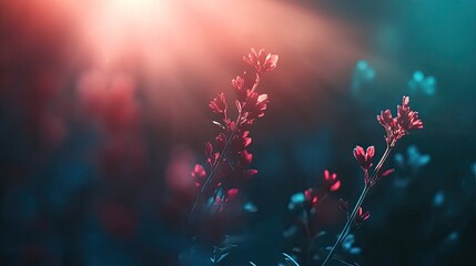 Wall Mural - ethereal blooms: capturing the tranquility of nature's delicate beauty