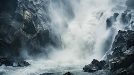 Canvas Print - rocks fast texture