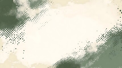Aufkleber - Abstract artistic background with green and beige textures. Possible use Presentation backdrop or design element