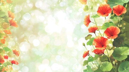 Poster - Colorful flowers, soft light, nature, elegant, artistic
