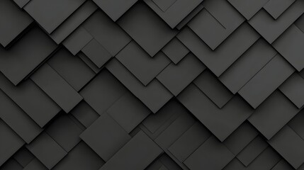 Poster - Textured Abstract Design with Dark Overlapping Geometry Shapes