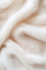 Poster - A soft blend of white and beige faux fur offers a dreamy texture that enhances the elegance of any interior design. The warm glow invites comfort and tranquility into the space