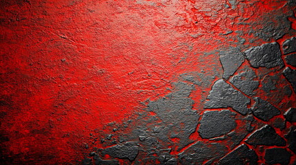 Aufkleber - Textured Red and Black Background with Rough Surface Patterns for Creative Design and Artwork
