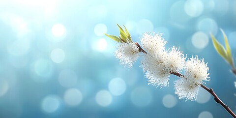 Aufkleber - Spring Blossom Branch, Soft Background, Nature, Peaceful