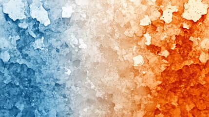 Poster - Abstract Background of Blue and Orange Texture with Rough Surfaces and Grainy Patterns for Creative Design Use