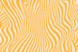 © RDVector - Groovy waves seamless pattern in orange and beige creating a fluid optical illusion. Modern groovy pattern geometric wave background with distorted flowing lines and dynamic motion effect.