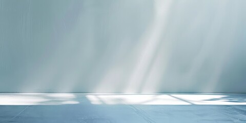 Poster - A minimalist design with a light steel-blue background, Subtle textures and cool hues, Modern minimalist style