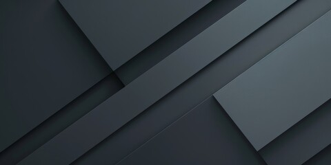 Aufkleber - A minimalist design with a slate grey background, Symmetrical shapes and subtle gradients, Sleek minimalist style