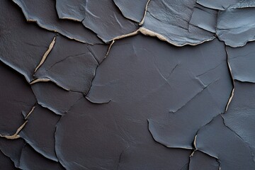 Poster - This textured cracked leather surface features subtle metallic silver streaks that create depth and contrast. It offers ample opportunity for creative text placement, enhancing artistic projects
