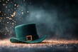 © NadenDesign - St patrick's day celebration festive hat studio sparkling gold close-up fun concept