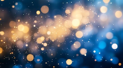 Poster - Abstract bokeh lights background, vibrant colors, celebration, use for holiday cards, websites, or presentations