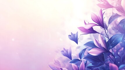 Aufkleber - Blooming magnolia flowers, soft light, pastel background, spring nature scene, ideal for greeting cards