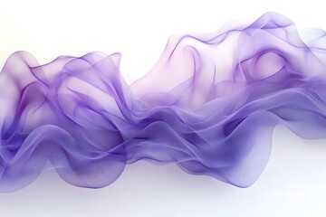 Poster - abstract purple wave on white background creating a soft and flowing visual effect