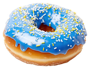 Poster - PNG A Hanukkah filled doughnut dessert donut food.