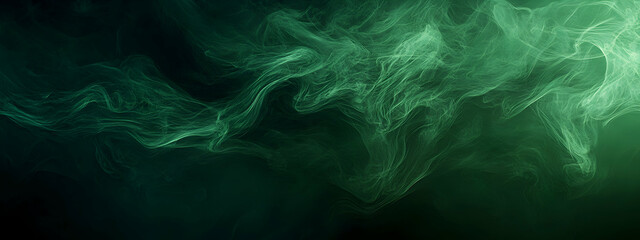 Poster - Dark green background, dark gradient