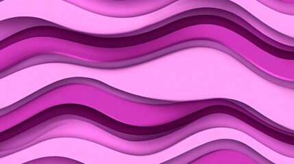 Poster - Abstract Pink Waves Layers Modern Graphic Background Art Design Swirls Curves Lines Backdrop