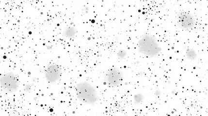 Poster - Abstract Speckled Ink Pattern on White Background with Gray Spots and Dot Texture Design