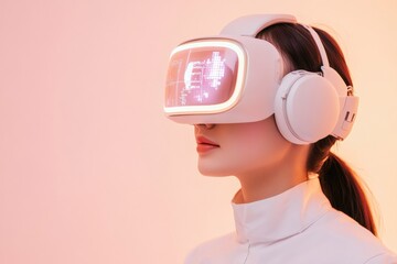 Poster - Immersive VR Healthcare Digital Holographic Consultations in Minimalist Clinic for Personalized Patient Care - Futuristic Wellness Tech for Modern Hospitals