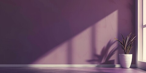 Aufkleber - A sleek minimalist theme with a deep aubergine backdrop, Smooth textures and rich colors, Luxe minimalist style