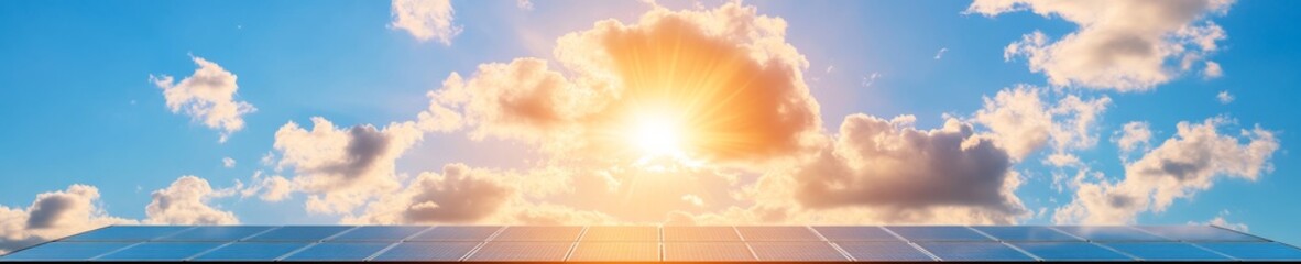 Poster - Vibrant Solar Installation on Sleek Residential Roof Cutting-Edge Materials and Safety Enhancements for Sustainable Energy Solutions in Modern Homes