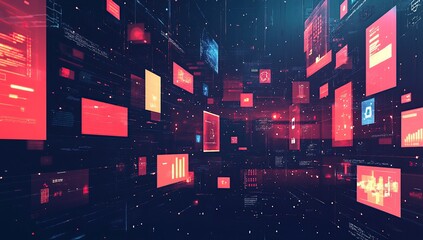 Poster - Digital Data Streams: A Visual Representation