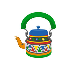 Fototapete - Kettle, Diwali, Hindu, Indian Symbol Illustration
