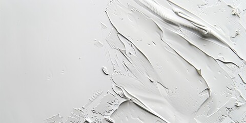 Poster - An abstract minimalist artwork on a clean white backdrop, Minimalist patterns with subtle textures, Modern minimalist style