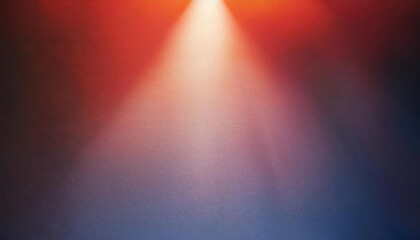 Poster - ethereal spotlight with red and blue gradient background for abstract art, meditation, or spiritual themed designs

