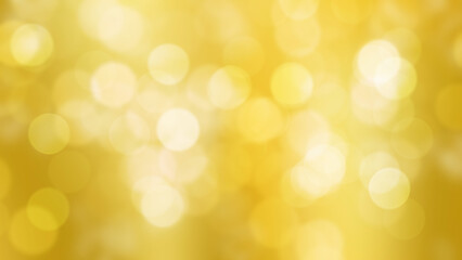 Wall Mural - abstract gold blurred background with bokeh and gold glitter footers