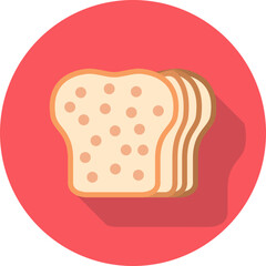 Wall Mural - Bread Vector Icon