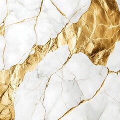 Poster - Elegant marble texture with golden veins creating a luxurious and sophisticated backdrop