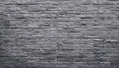 Poster - gray brick wall texture with uneven surfaces, suitable for backgrounds, designs, or architectural applications