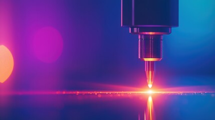 Poster - Advanced Robotic Automation with Laser Cutting Technology in Action
