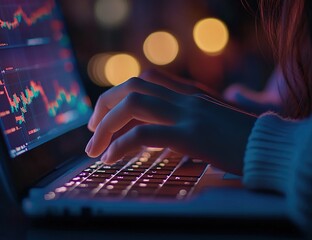 Poster - Night Trading: Laptop Data Analysis