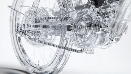 Poster - Transparent Bicycle Mechanism