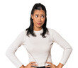 © Asier - Young Filipina woman confused, feels doubtful and unsure.