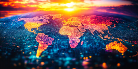 Poster - global business and technology integration with voice translation enhancing cross-cultural communica
