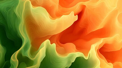 Fototapete - Colorful abstract background with wavy texture and a variety of vibrant colors for wall decoration